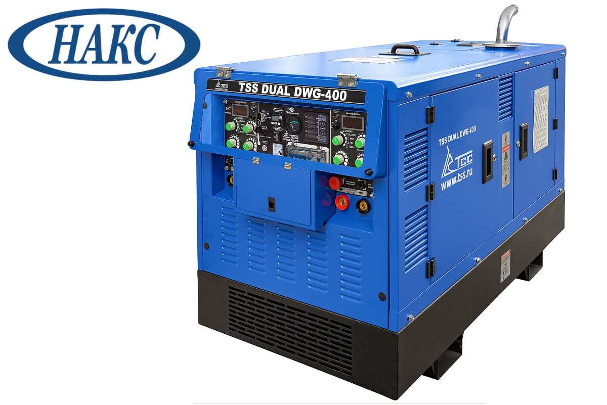 картинка Двухпостовой дизельный сварочный генератор ТСС DUAL DWG-400