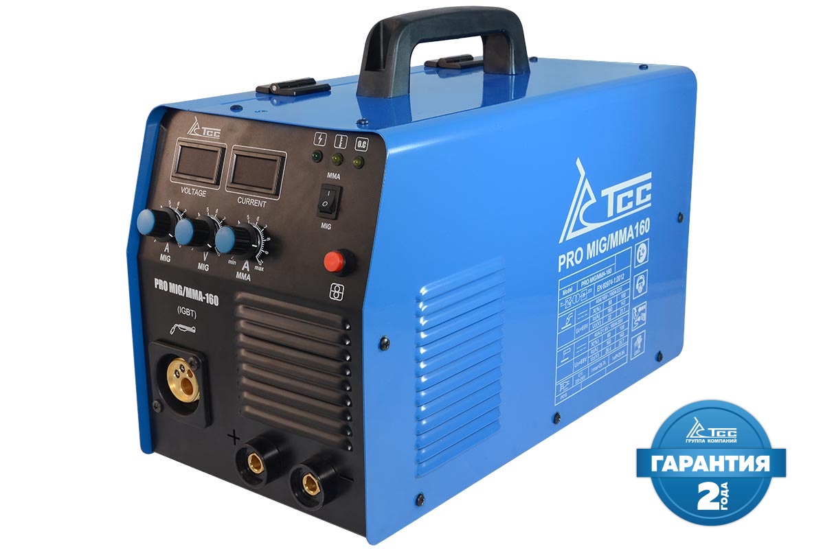 картинка Сварочный полуавтомат TSS PRO MIG/MMA-160 картинка Сварочный полуавтомат TSS PRO MIG/MMA-160