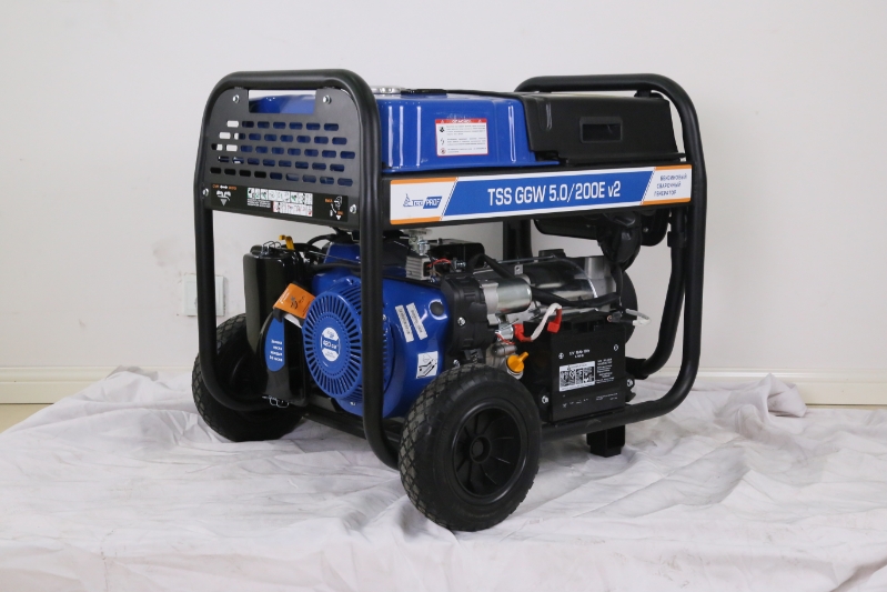Бензиновый сварочный генератор TSS PROF GGW 5.0/200E v2 045624