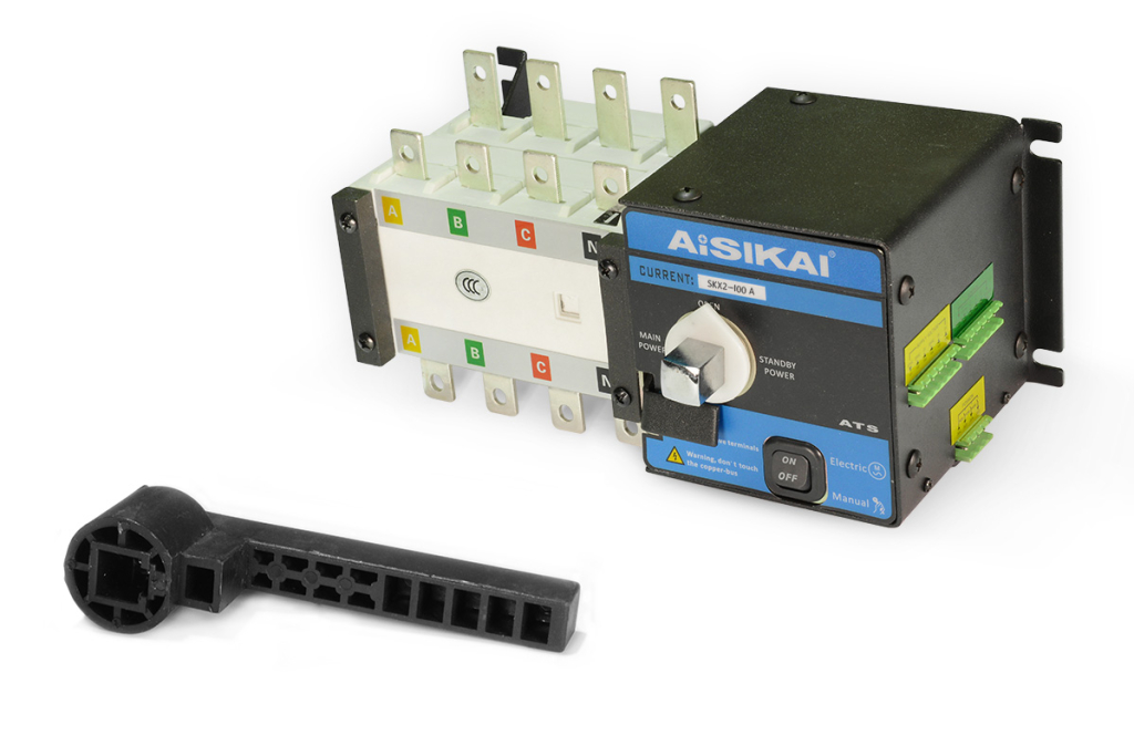 Реверсивный рубильник (Блок ATS)  SKT2 100A 007235