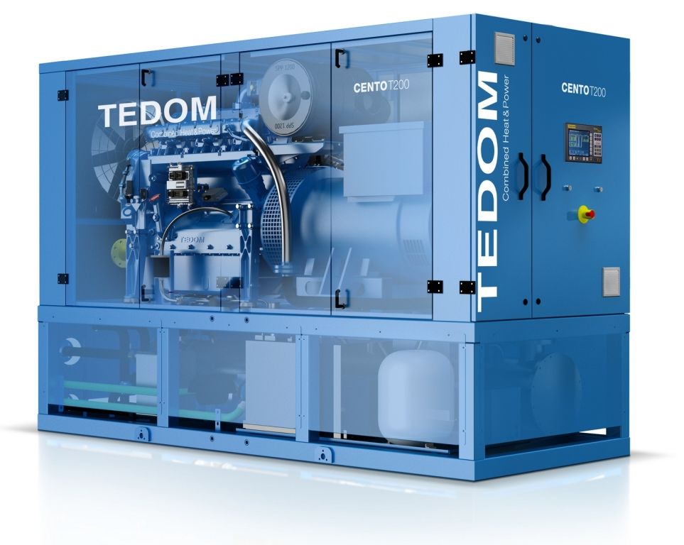 Газопоршневая электростанция Tedom Cento 350 