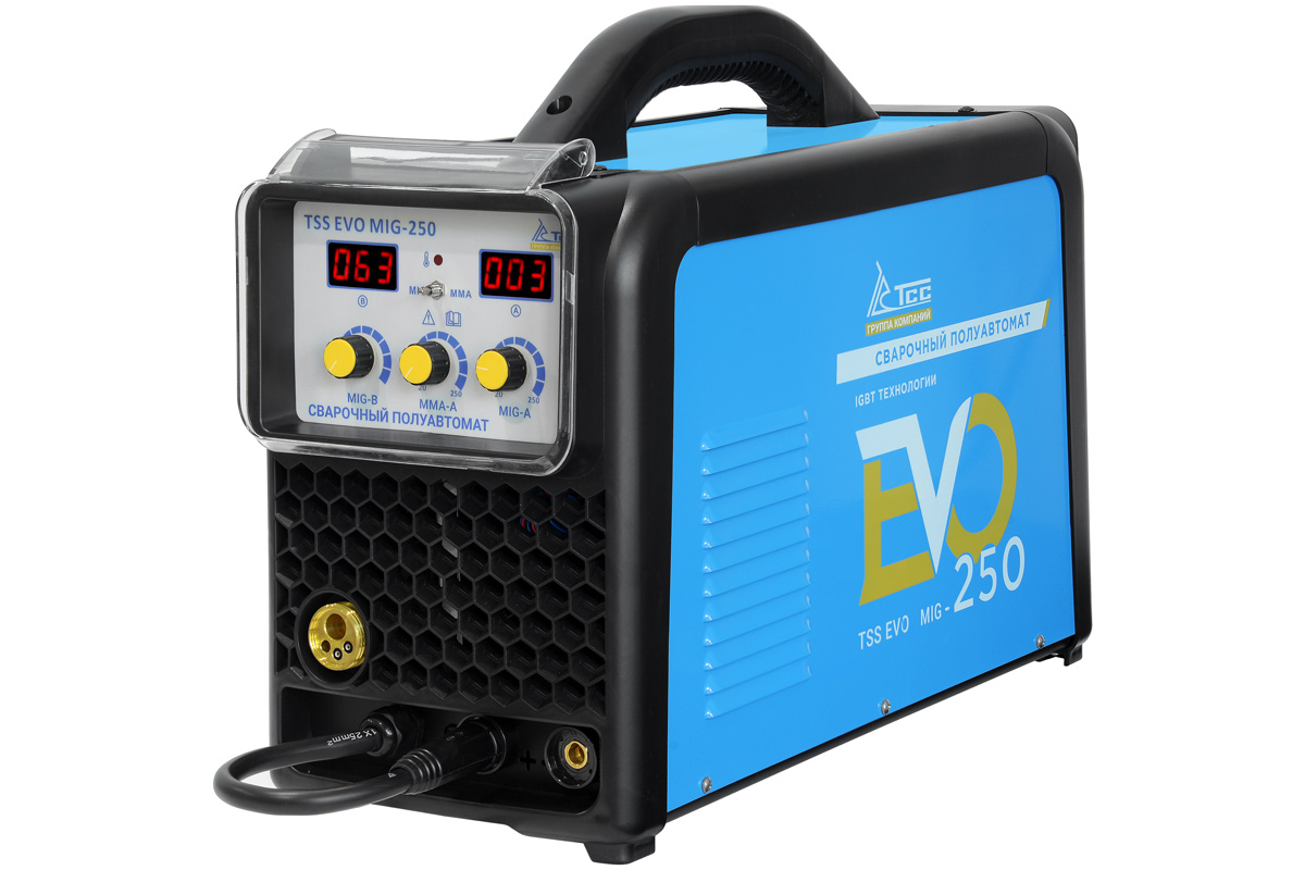 картинка Сварочный полуавтомат TSS EVO MIG-250 картинка Сварочный полуавтомат TSS EVO MIG-250