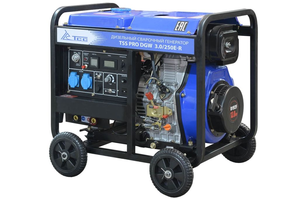 Дизельный сварочный генератор TSS PRO DGW 3.0/250E-R 022833