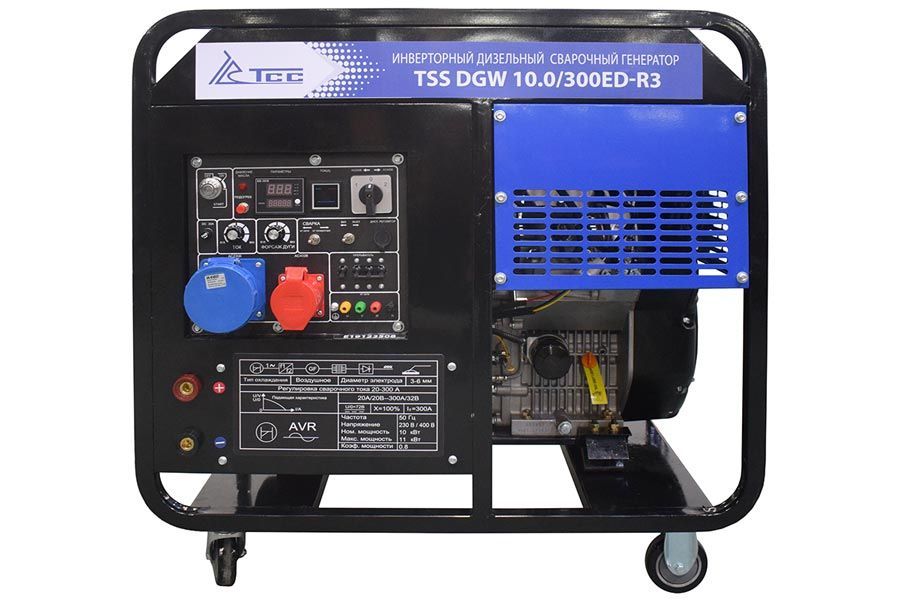 Инверторный дизельный сварочный генератор TSS DGW 10.0/300ED-R3 026498