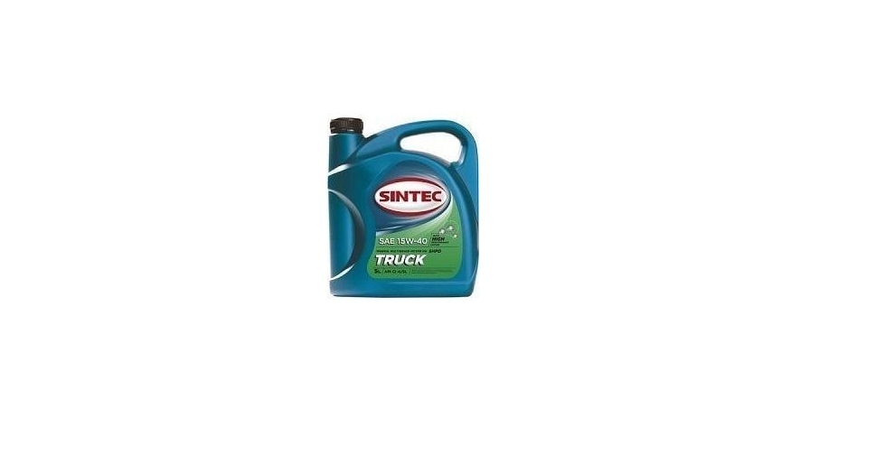 Масло Sintec TRUCK SAE 15W-40 API CI-4/SL канистра 5л/Motor oil 5l can ...