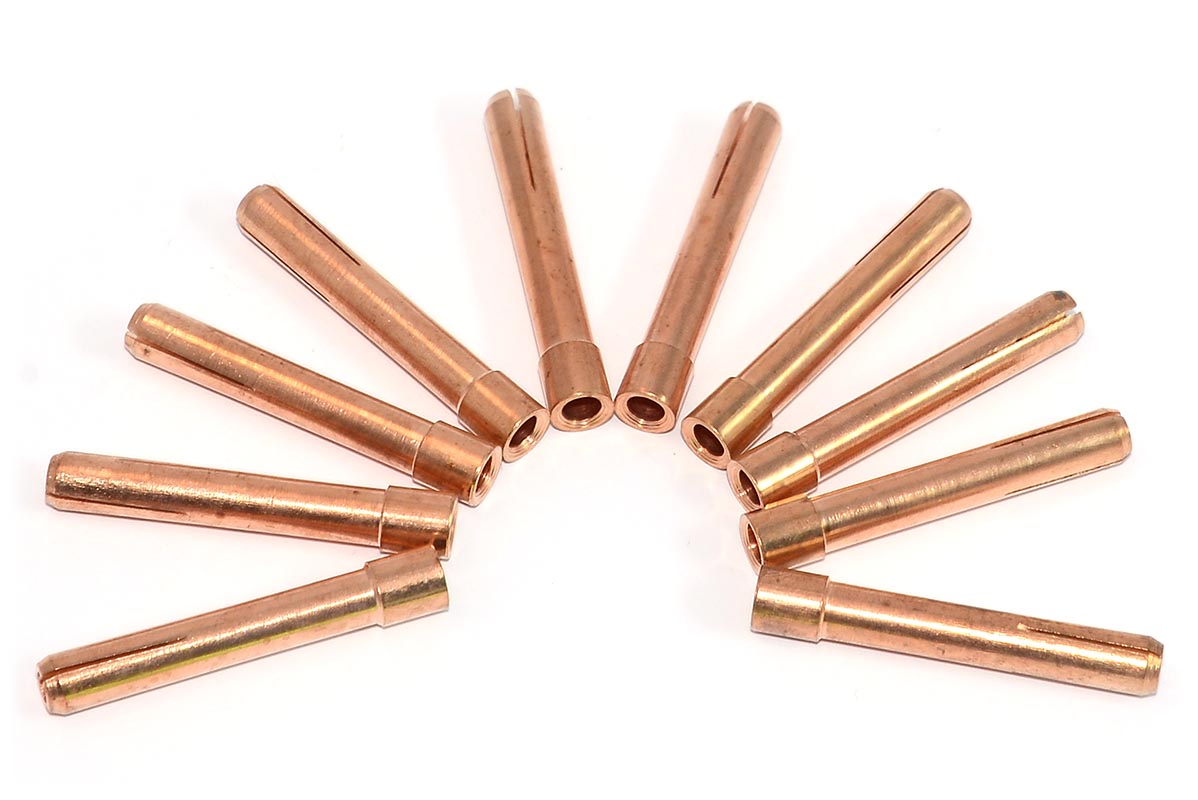 картинка WP-17/18/26 цанга 2,4 мм для TIG горелок картинка WP-17/18/26 цанга 2,4 мм для TIG горелок