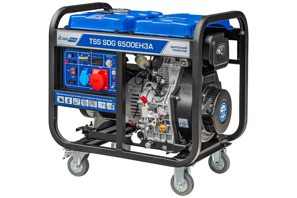 Дизель генератор ТСС SDG 6500EH3A 277016