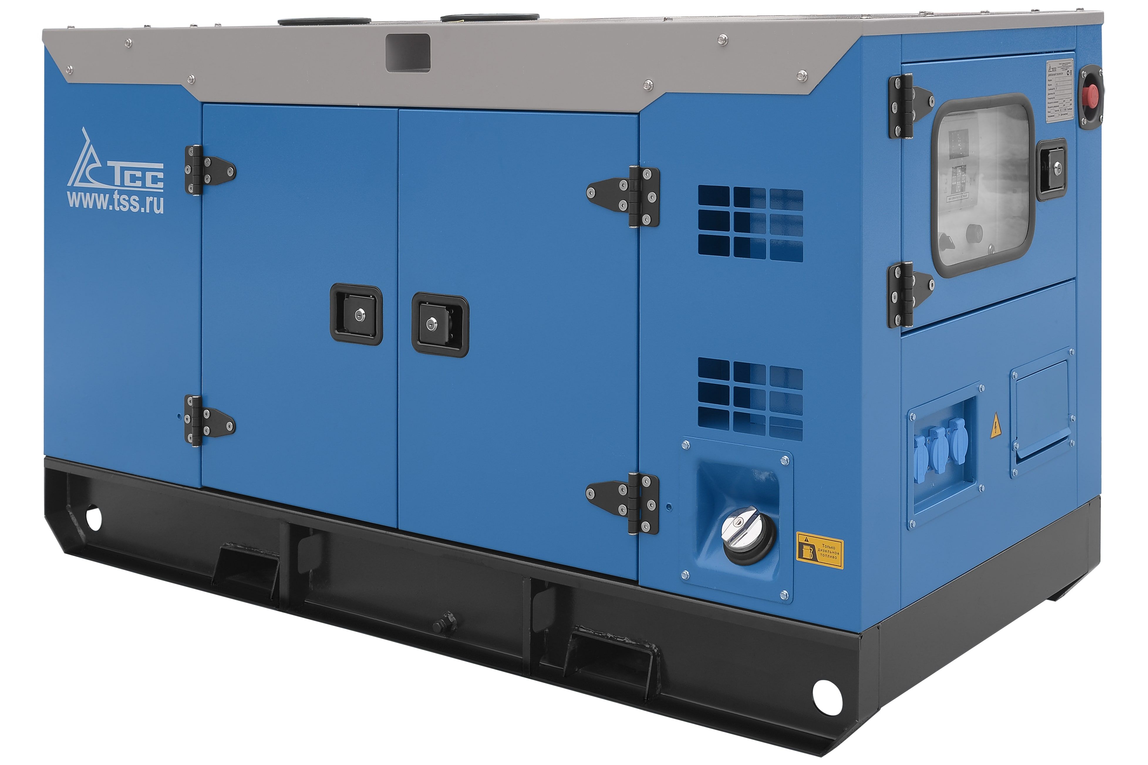 картинка Дизельный генератор ТСС АД-12С-Т400-2РКМ5 в шумозащитном кожухе