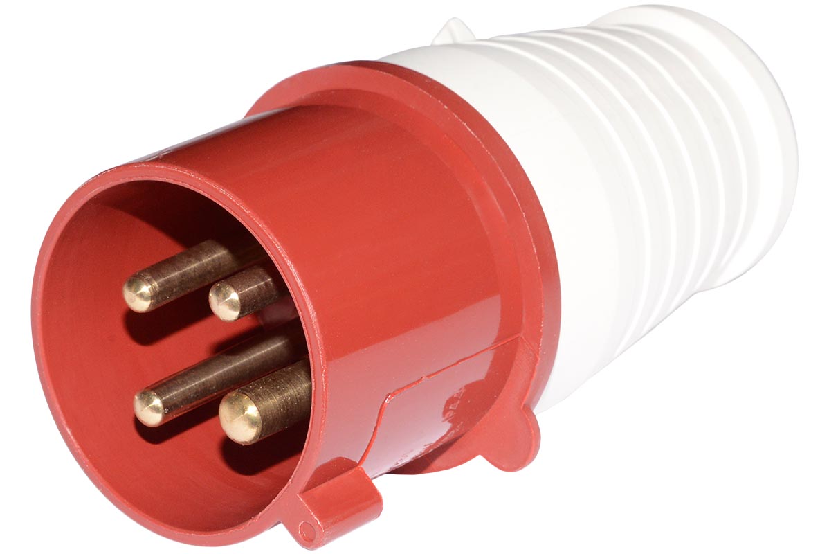 картинка Вилка 024 3Р+РЕ 32А 380В IP44 картинка Вилка 024 3Р+РЕ 32А 380В IP44