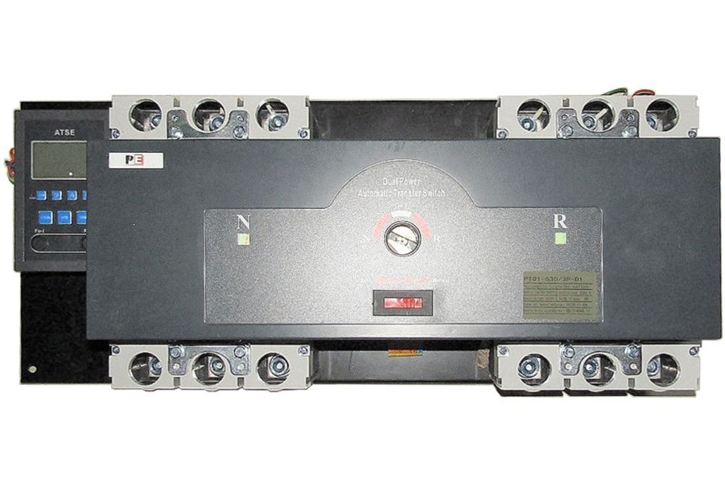 Реверсивный рубильник с логическим контроллером PTQ5-D1 3P 630A/Automatic Transfer Switch (with controller) 030475