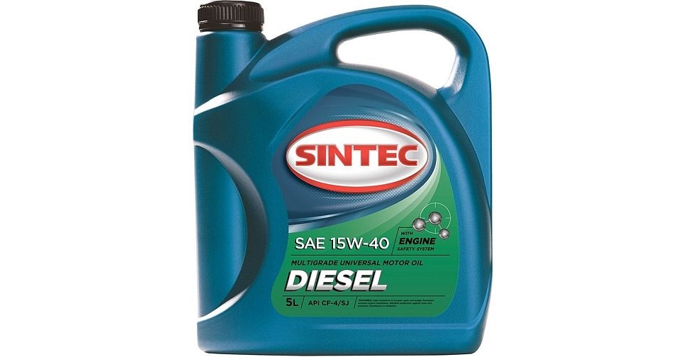 Масло SINTEC Супер SAE 10W-40 API SG/CD канистра 5л/Motor oil 5liter ...