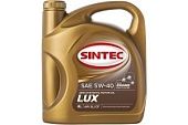 Масло SINTEC Люкс SAE 5W-40 API SL/CF канистра 4л/Motor oil 4l can 031726