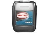 Масло SINTEC Супер SAE 15W-40 API SG/CD канистра 20л/Motor oil 20liter can 031735