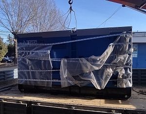 Отгрузка клиенту дизельной электростанции АД-200С-Т400-2РКМ16 в шумозащитном кожухе