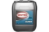 Масло SINTEC Супер SAE 10W-40 API SG/CD канистра 91л 80кг/Motor oil 91liter 80kg can 031731