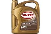 Масло SINTEC Люкс SAE 5W-40 API SL/CF канистра 5л/Motor oil 5l can 031727